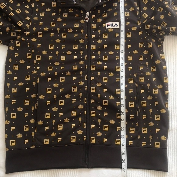 FILA x Urban Outfitters Monogram Coaches Jacket Size Medium - Picture 12 of 12